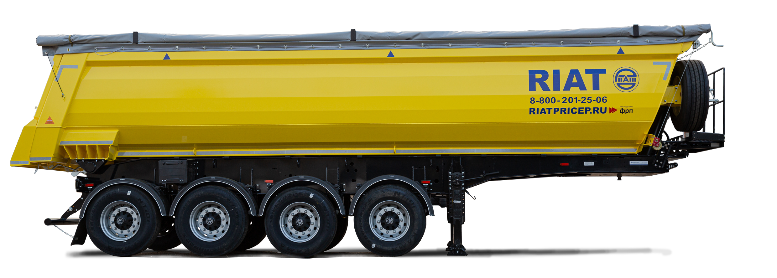 САМОСВАЛЬНЫЕ ПОЛУПРИЦЕПЫ ТИПА HALF PIPE